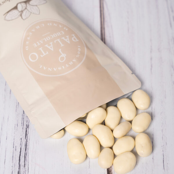 Almendras Recubiertas de Chocolate Blanco con Limón